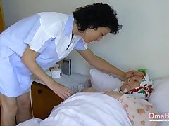 Beamy granny seduces a guardianship into having sex with her